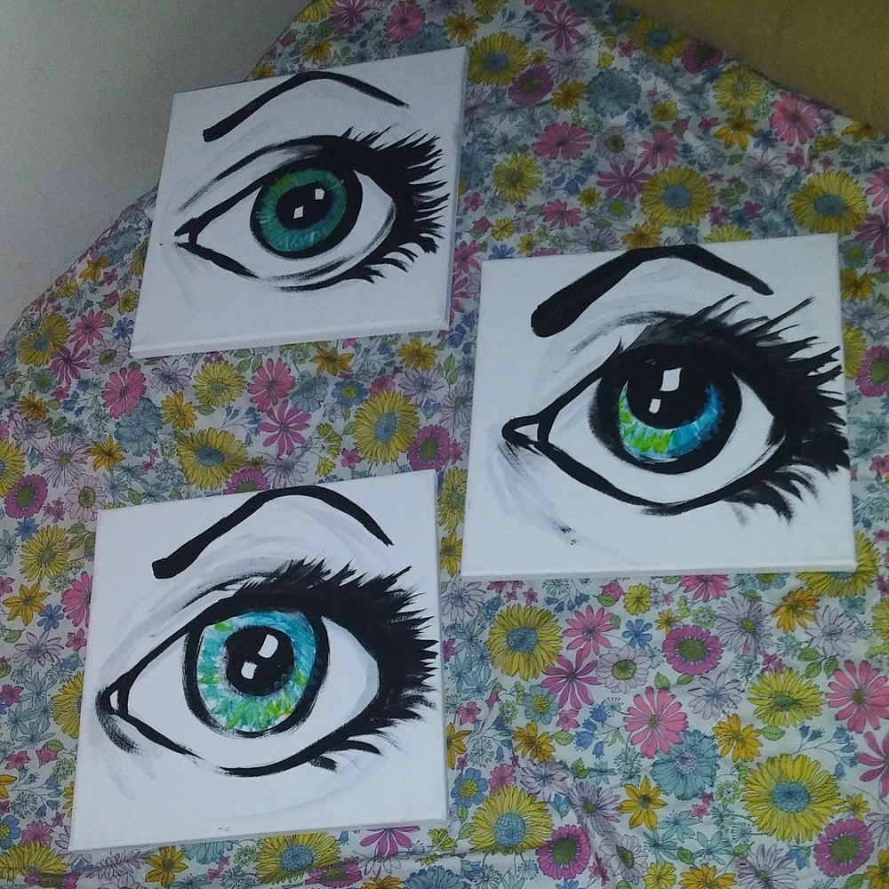 Eyeball paintings - Picture 5 of 5